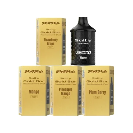 Salty GOLD Bar Pre-filled Pods 6mg/mL